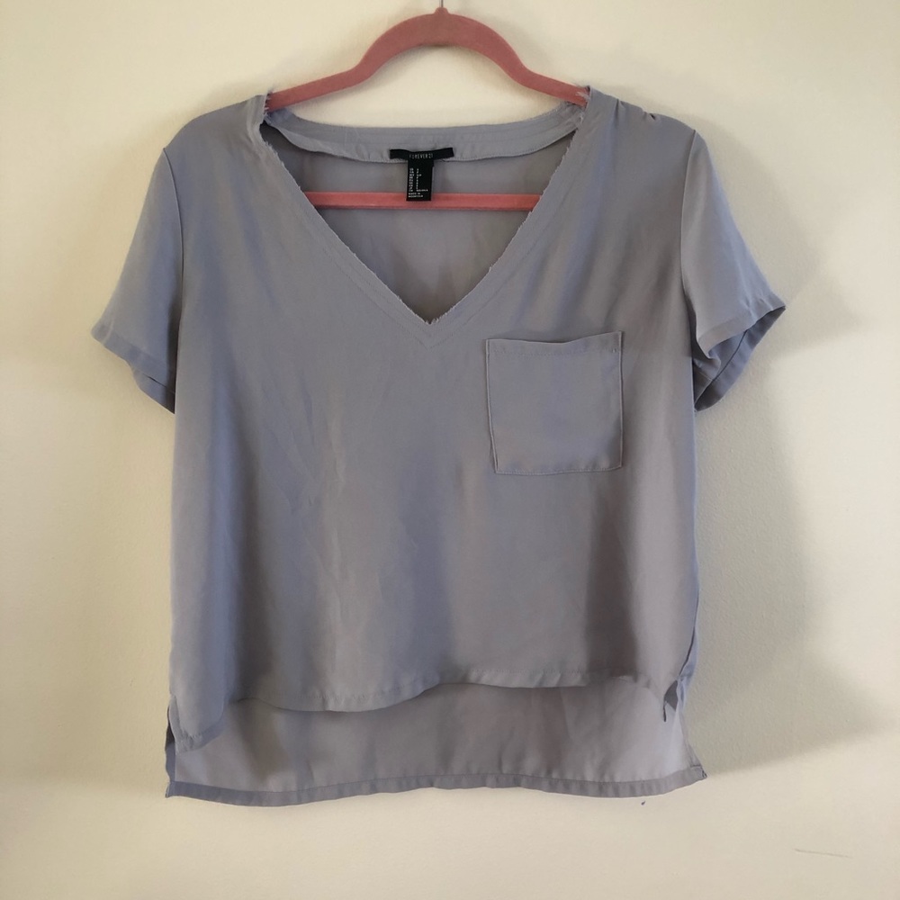 Forever 21 Blue Blouse